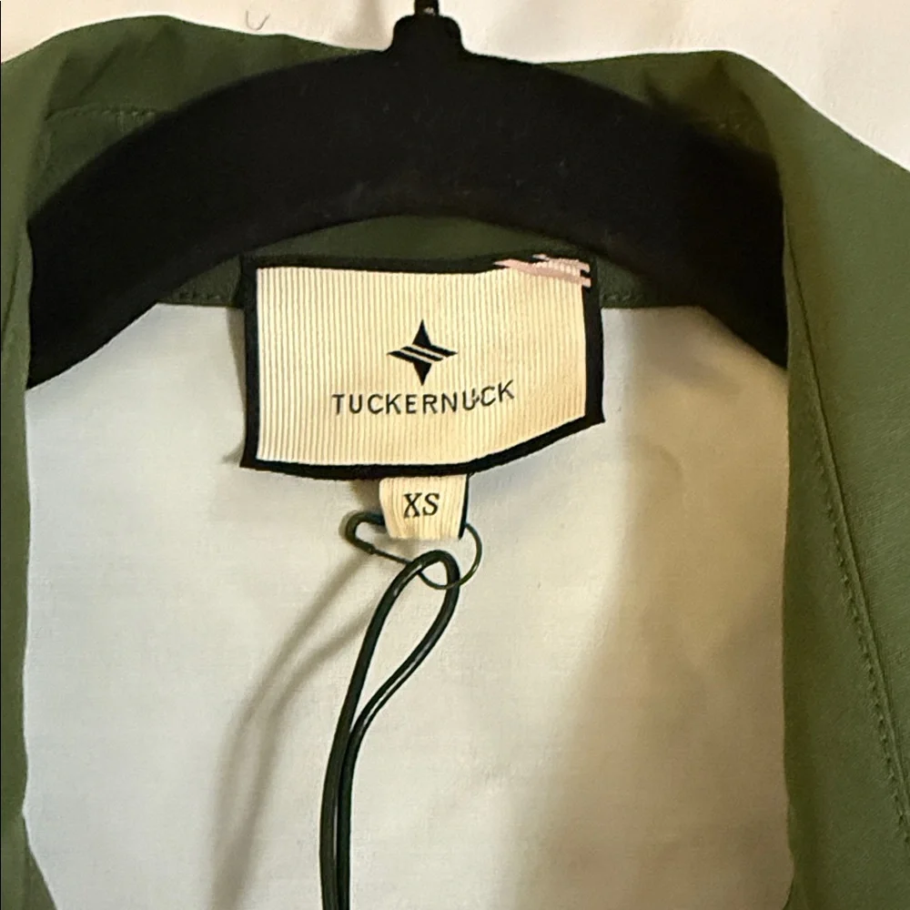 Tuckernut olive and pressed powder floral  Chloe dress size XS - Picture 5 of 8